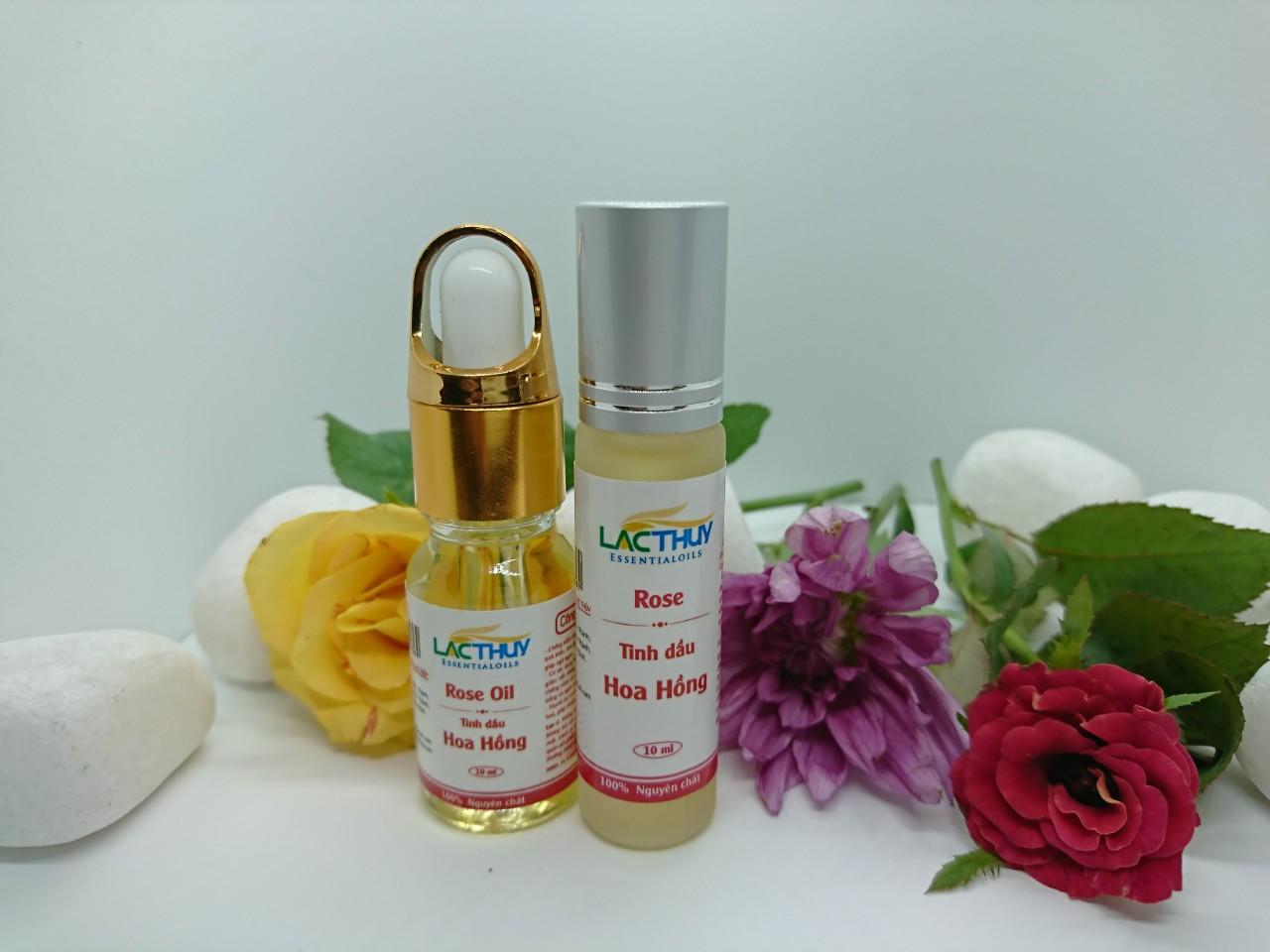 Tinh dầu nguyên chất hoa hồng lọ 10ml